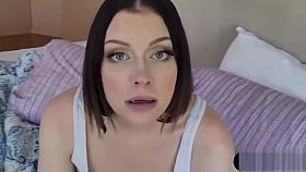 Blackmailed MILF mom has to suck to keep my mouth shut