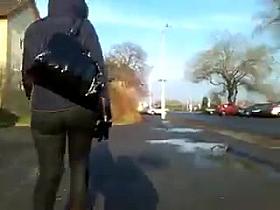 Candid hot sexy ass walking down the sreet