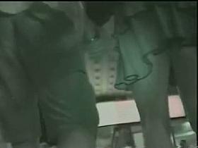 Upskirt view of juicy asses on a night out