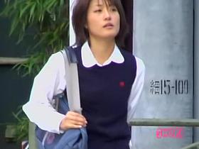 Money shot sharking encounter with hot oriental schoolgirl receiving facial