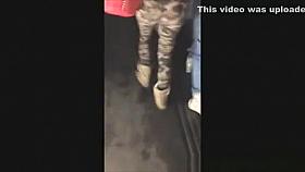 Sexy butt in tight pants