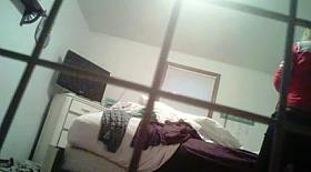 REAL hidden cam. Changing in bedroom. More coming soon!
