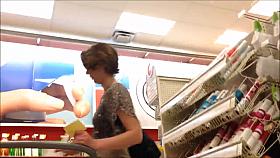 Long legged slut with short skirt