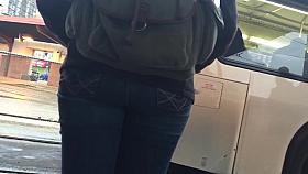 PHAT ASS WAITING FOR BUS