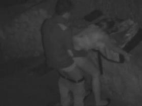 Young Couple Night Voyeur