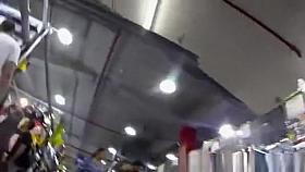 Local market short skirt upskirt