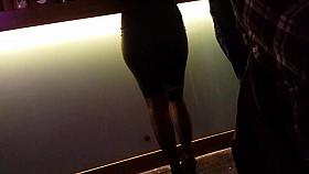 At a wedding in the restaurant.