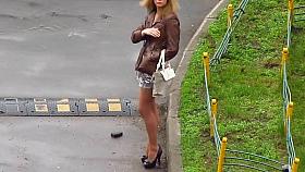 Prostituta russa in posizione
