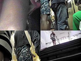 Chick wears mini skirt and g-string in upskirting video