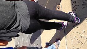 Sexy Mexican ass in tights