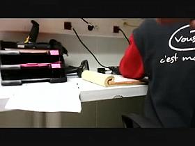 FLASHING BIG DICK AT WORK. WITH MY COWORKER