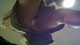 Upskirt with pad at the Airport (Part 2)