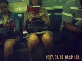 White milf train legs