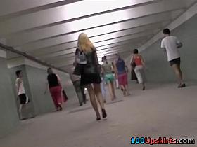 Peek up darksome petticoat