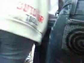 Public Ass - Hot ass in tight jeans