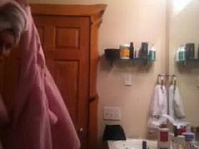 after shower milf voyeur