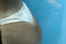 Enjoyable pairs of horny boobs from the beach cabin