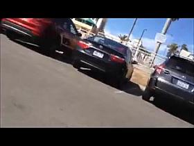 Candid Ass with thong