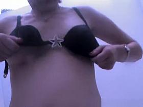 Trimmed pussy woman dressing bikini