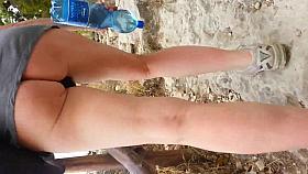 Wife Unaware. My wife fantastic ass.