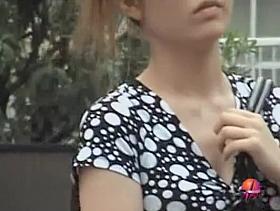 Nerdy Asian with glasses with a hot ass no panties sharked