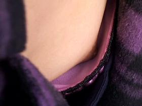 Sexy amateur japanese downblouse nipslip