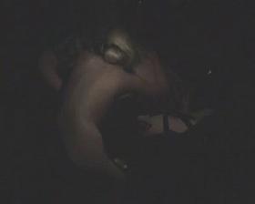 Blondy blows like mad in a car