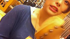 Oriental cutie mall upskirt and downblouse hot view