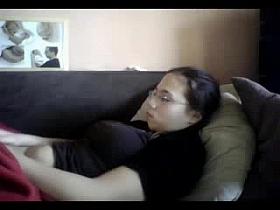 My kinky s ister fingering her pussy