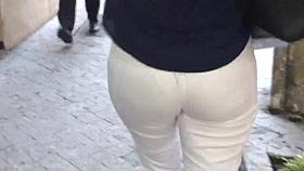 SDRUWS2 - SEE THROUGH WHITE PANTS AND WHITE PANTIES 2