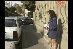 Candid voyeur video shows hot cutie on the street