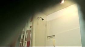 Sexy aunt peeped on in the bathroom