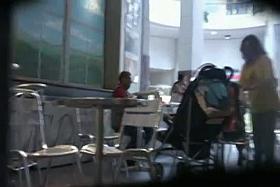 Candid booty vids present a hot, sexy ass in a thong.