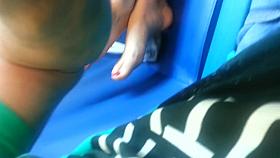 best feet ever on train