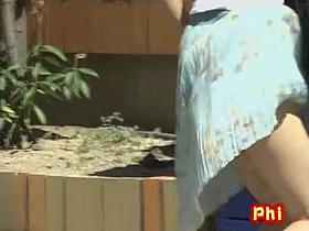 Confused pretty Japanese tramp having sharking meeting with some guy