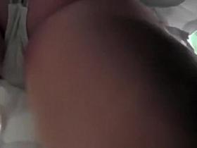 Nice upskirt shot on girl's white panties