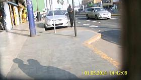 Milf ass in see thru pants