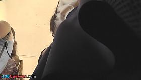 Hot upskirt for the fans of this exciting porn genre