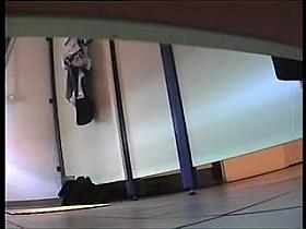 Sex scenes of hot round butt in the changing room