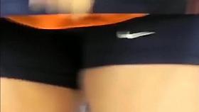 Gorgeous volleyball players show off their round butts