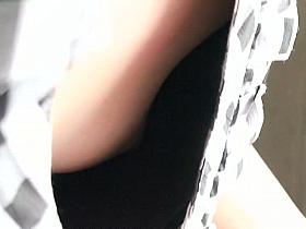 Sweet Asian chick has a voyeur peeking down her blouse