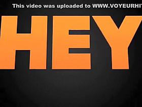 Surveillance camera films a girl scratching her ass