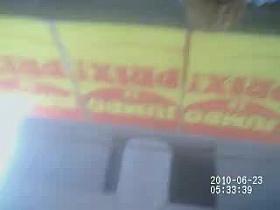 Beautiful brunette in the supermarket