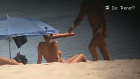 Beach voyeur spy cam catches hot footage of sexy naked girls.