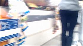 Mix babes with tight little asses in tights & shorts