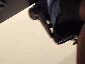Upskirt under table