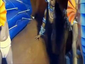 Hot Brazilian girls in carnival costumes