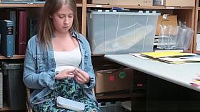 Amateur brunette spy cam hot handjob act