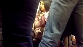 Hot Pantyhose Legs in Metro