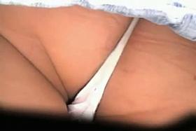 Tight brunette amateur upskirt ass